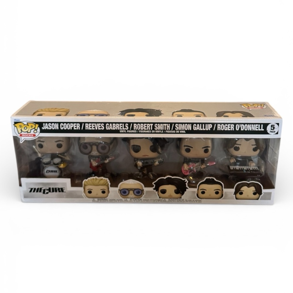 Funko Pop! Rocks The Cure 5-Pack – Robert Smith & Band Vinyl Figures Set